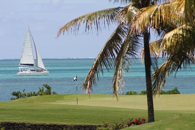 Golfanlage auf Mauritius