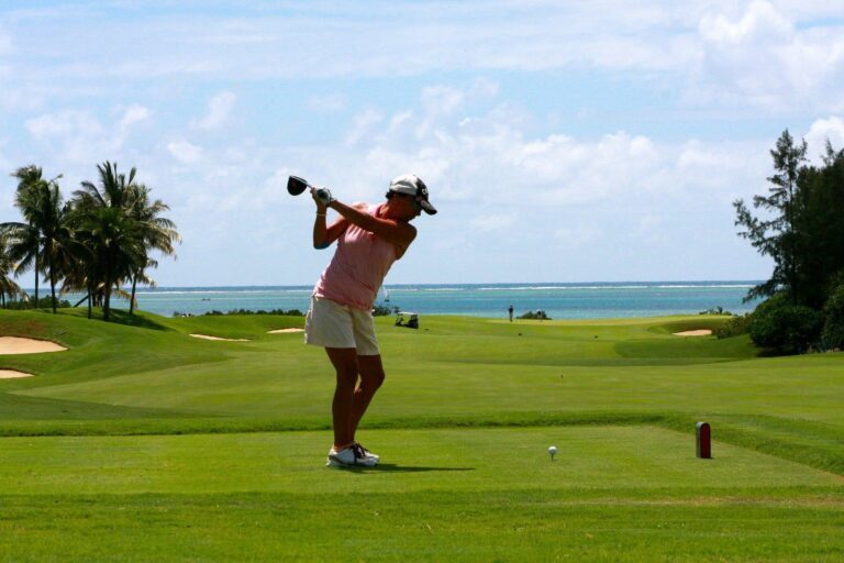 Golf spielen auf der Insel Mauritius